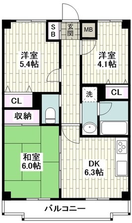 マンションひかりの物件間取画像